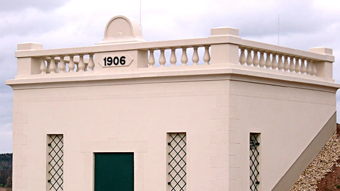 Balustraden von Betonstein Flöha