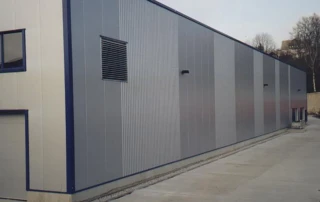 Sockelwandelemente für ein Unternehmen in Olbernhau