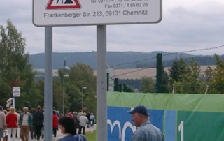 Beton-Gegengewichte für Bautafeln und Hinweisschilder