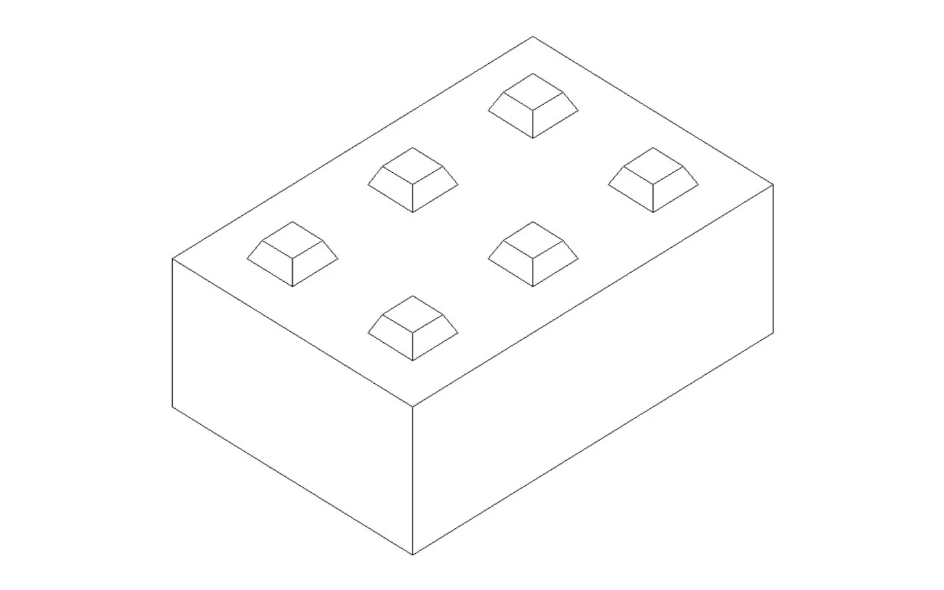 Betonblock-Normalstein 120x80x40