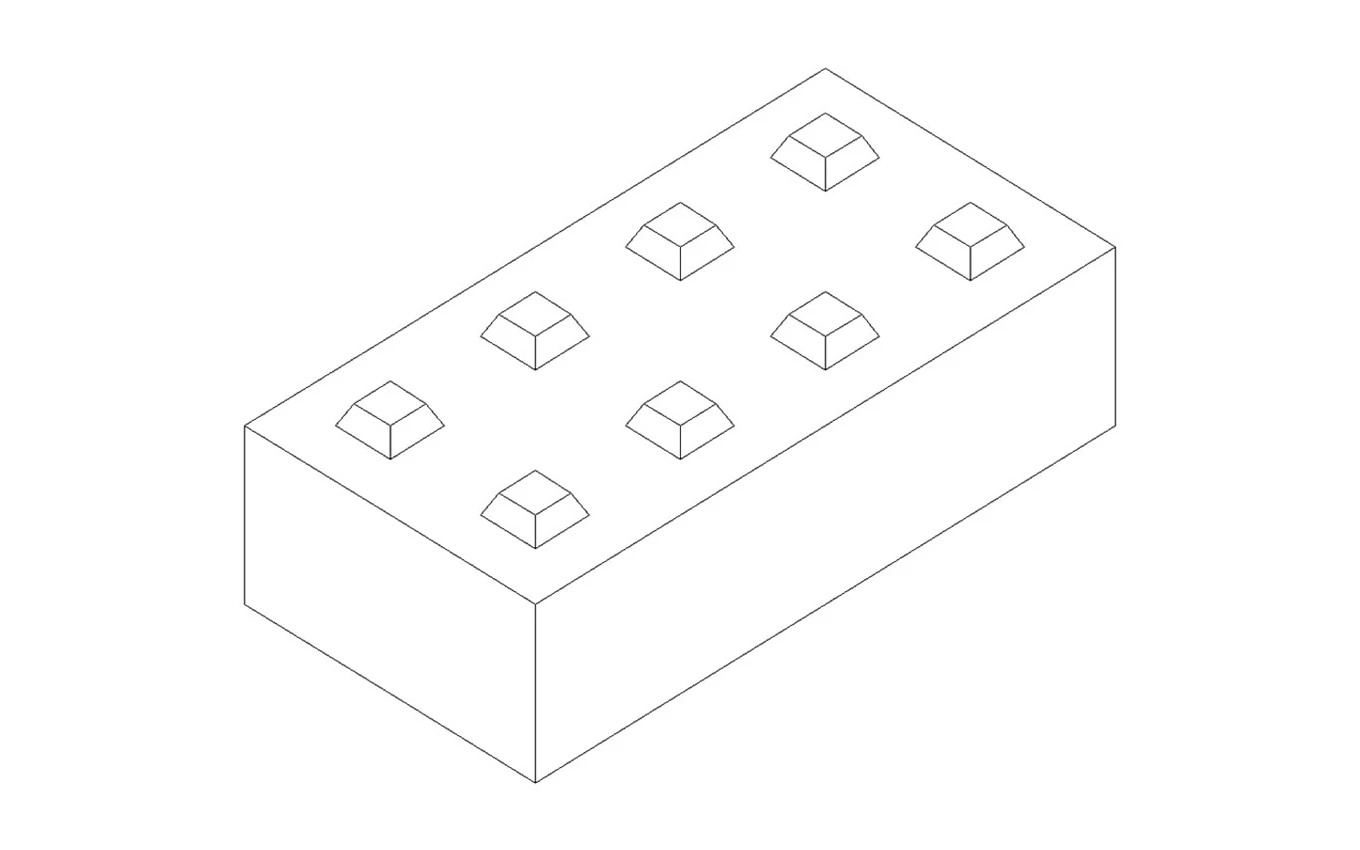 Betonblock-Normalstein 160x80x40