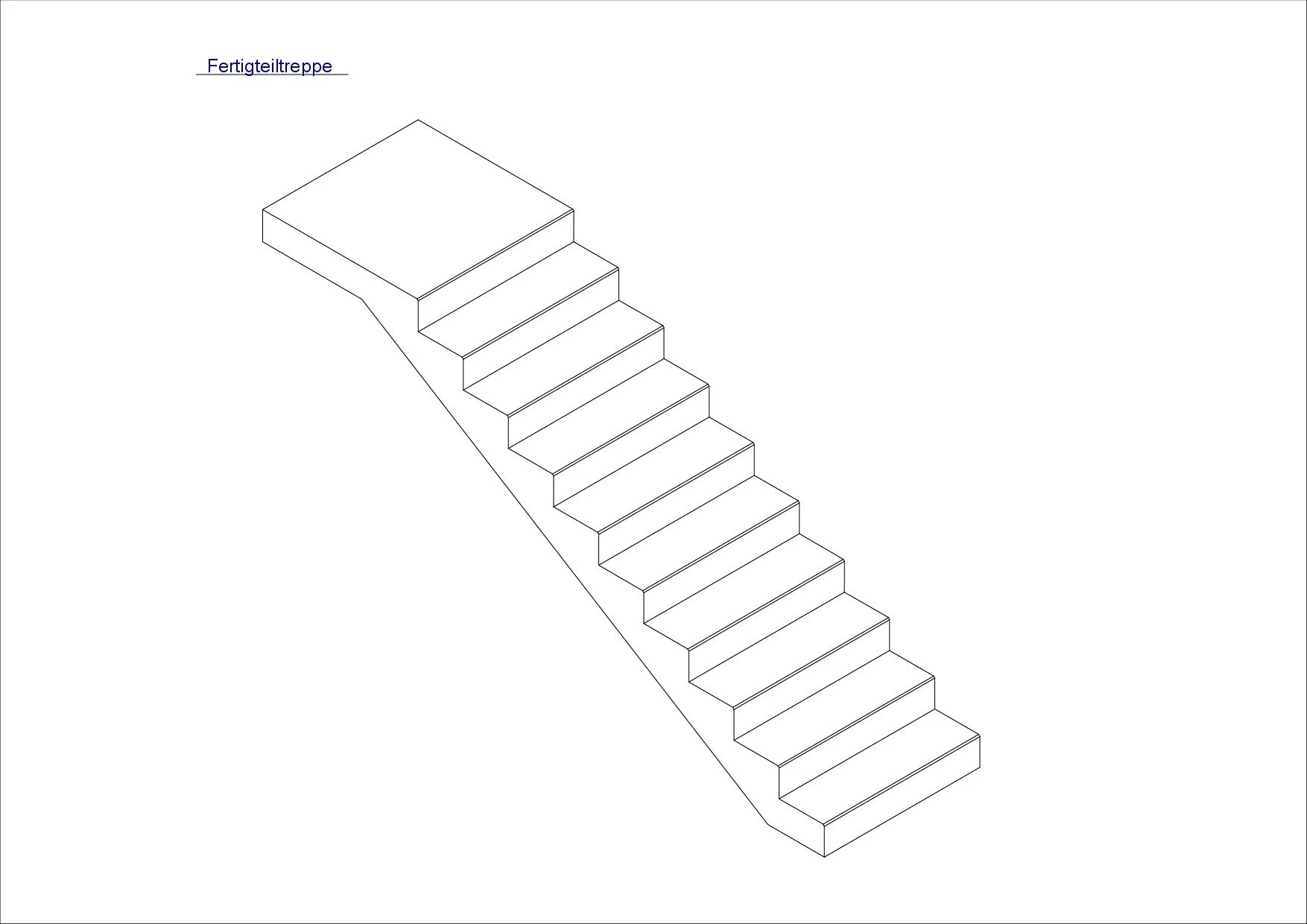 Fertigteiltreppe