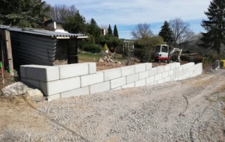 Betonblock-Steine
