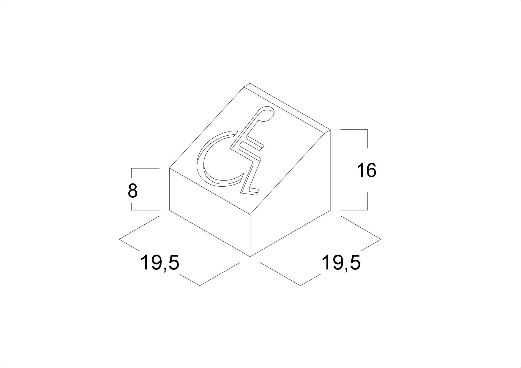 Symbol Rollstuhl