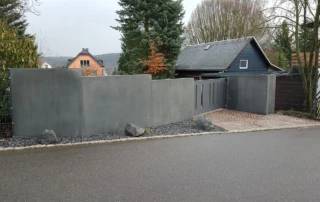 Zaunelemente aus Beton
